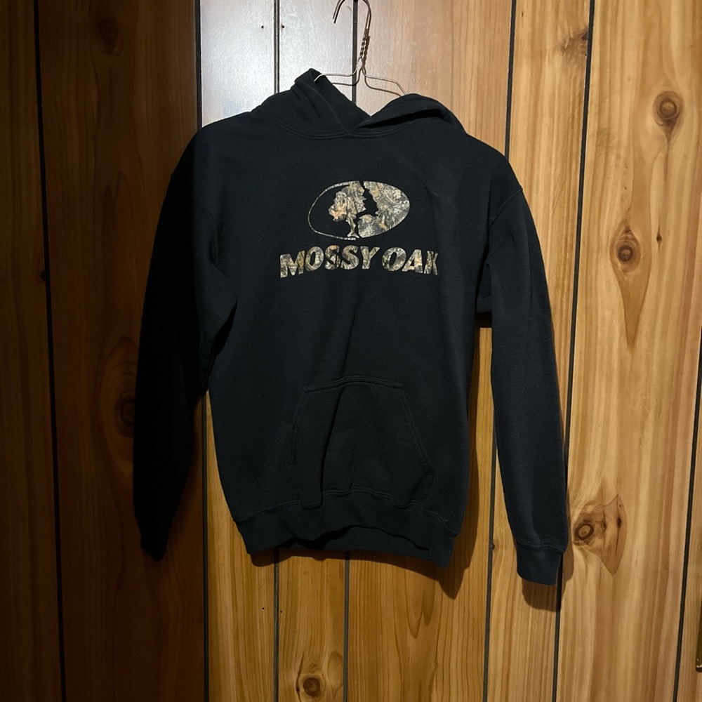 black youth mossy oak hoodie